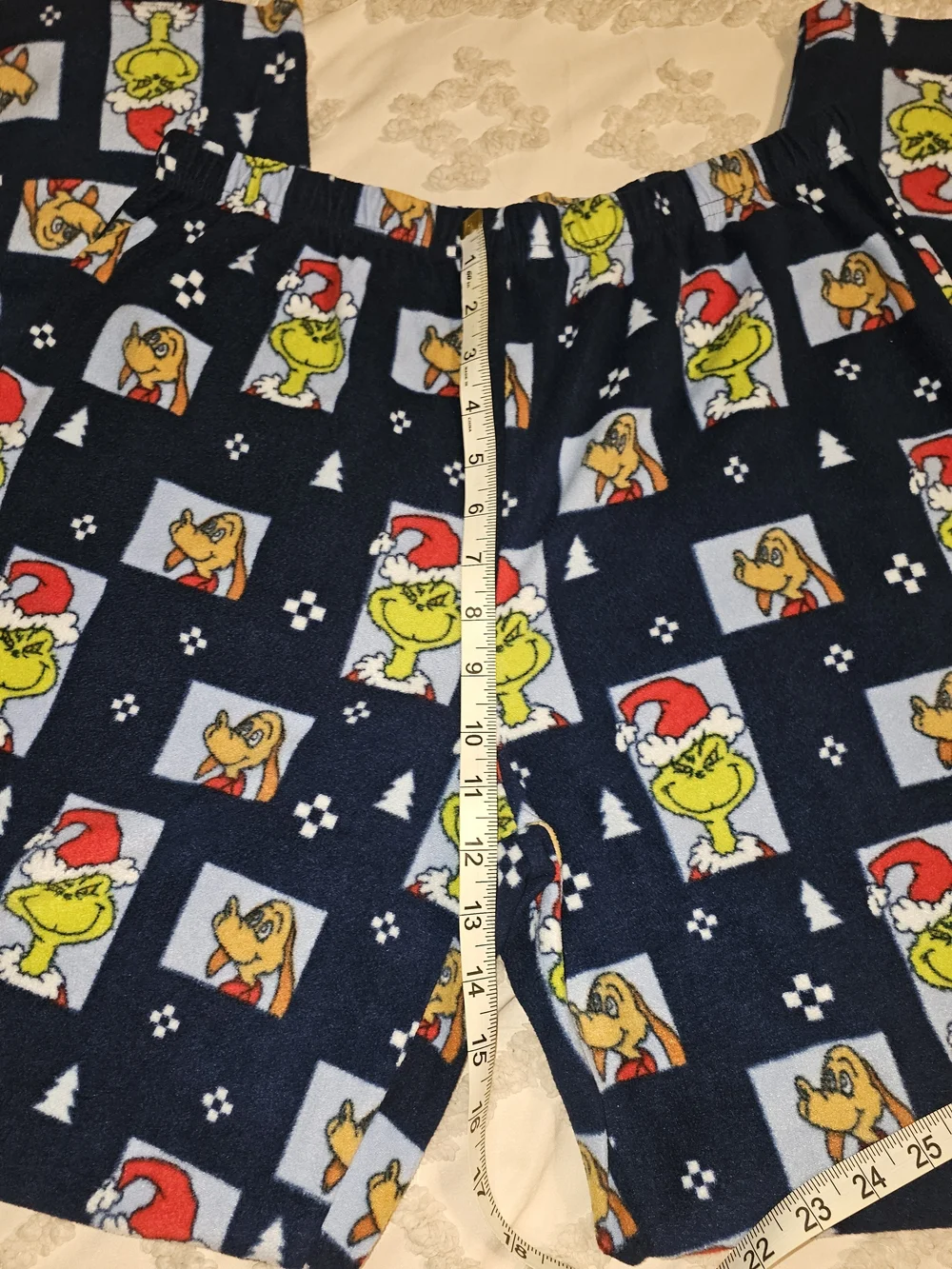Komar Kids 'Big' Kids Navy Grinch Print Holiday Pajama Pants